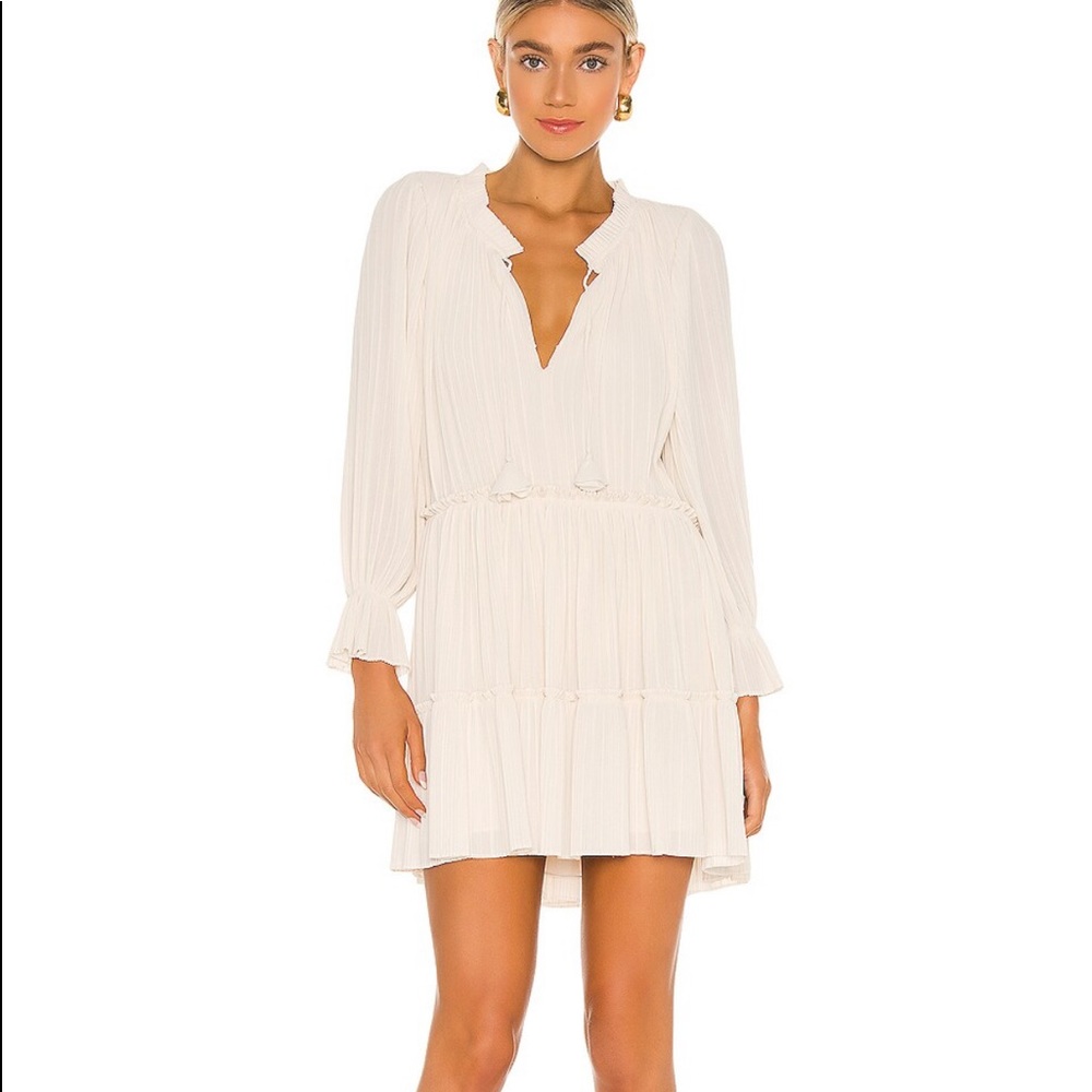 Misa pleated dress